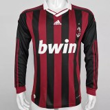 2009-2010 ACM Home Long Sleeve Retro Soccer Jersey