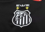 2013 Santos FC Away Long sleeves Kids Retro Soccer Jersey