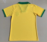 1957 Brazil Home Retro Soccer Jersey