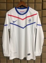 2010 Netherlands Away Long sleeves Retro Soccer Jersey