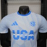 2026 USA World Cup Culture Promotion Blue Player Version Training shirts