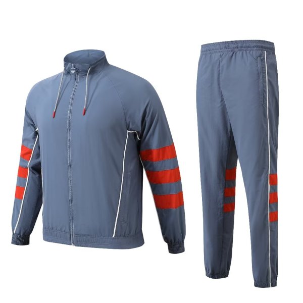 2025 Gray High Quality Windbreaker Suit