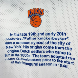 2026 KNICKS White Retro High Quality Casual T-Shirt #MN