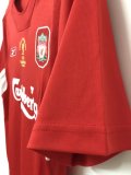 2004-2005 LIV Home Retro Soccer Jersey