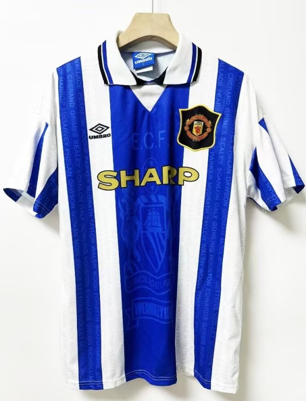 1995-1996 Man Utd Third Retro Soccer Jersey