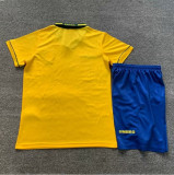 1994 Brazil Home Retro Kids Soccer Jersey