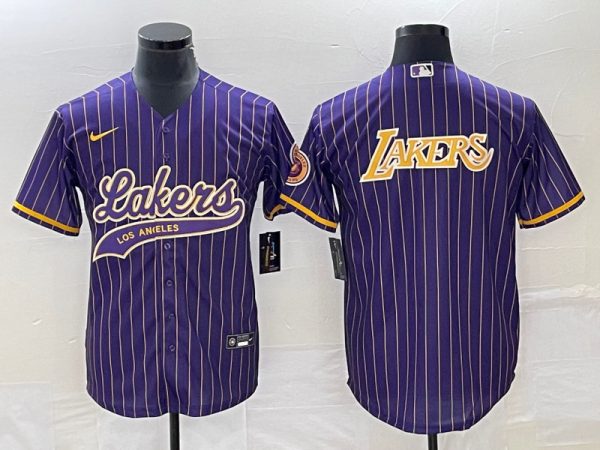 2025 MLB Los Angeles Lakers New Pattern Jersey