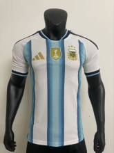 2026 World Cup Argentina Home Player Version Soccer Jersey