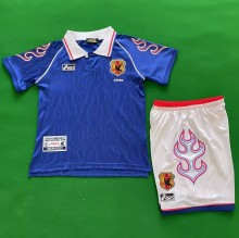 1998 Japan Home Retro Kids Soccer Jersey