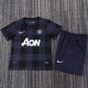 2013-2014 Man Utd Away Retro Kids Soccer Jersey