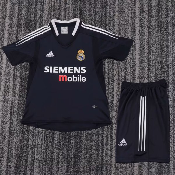 2004-2005 RMA Away Retro Kids Soccer Jersey