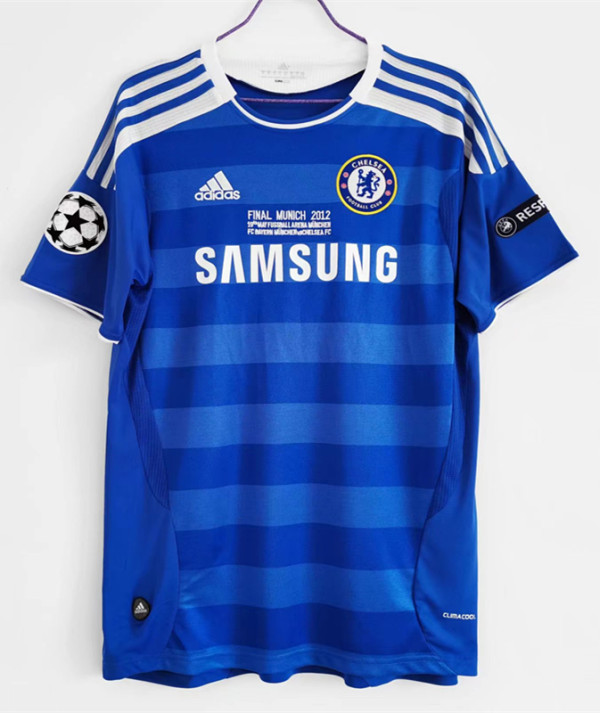 2011-2012 CHE Home Retro Soccer Jersey (决赛小字)