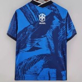 22-23 Brazil Special Edition Blue Fans Training Soccer Jersey