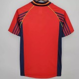 1998 Spain Home Retro Soccer Jersey
