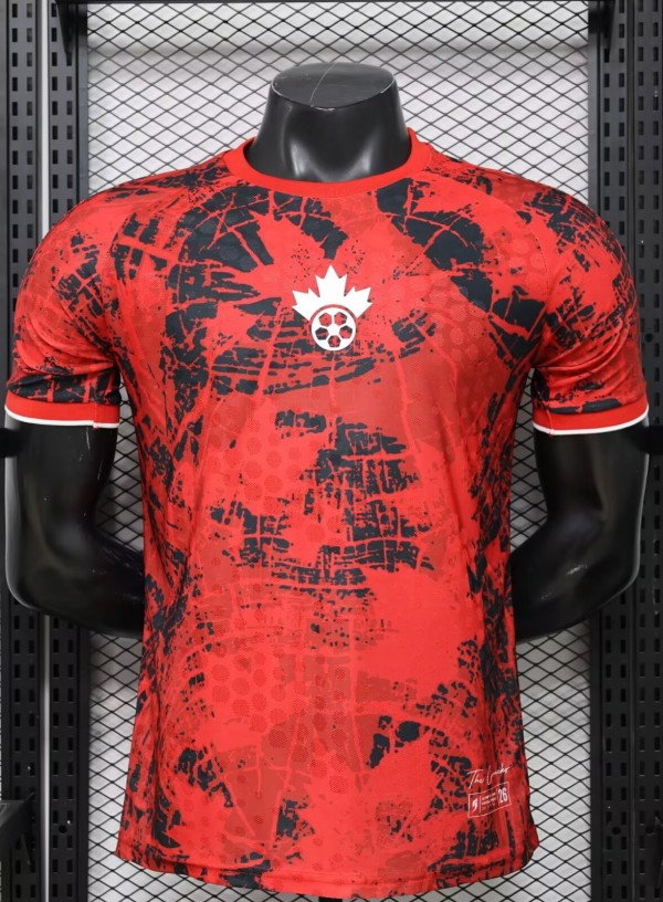 26-27 Canada Red Special Edition Player Version Soccer Jersey