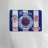 1996-1997 Rangers Away White Retro Soccer Jersey