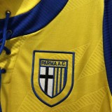 1993-1995 Parma Yellow Retro Soccer Jersey