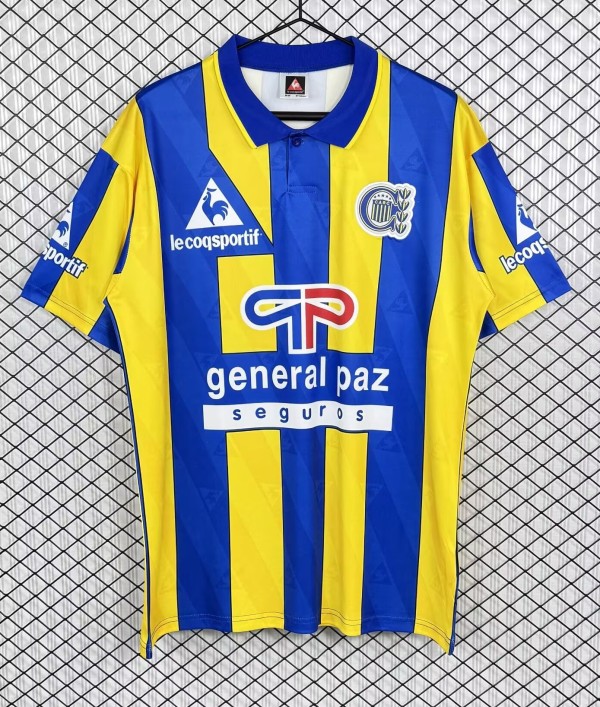 1995-1997 Rosario Central Home Retro Soccer Jersey
