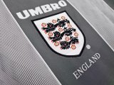 1996 England Retro Long sleeves Soccer Jersey