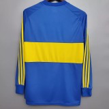 1981 Boca Juniors Home Long Sleeve Retro Soccer Jersey