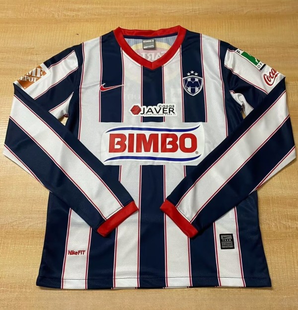 2009-2010 Monterrey Home Long Retro Soccer Jersey*三星