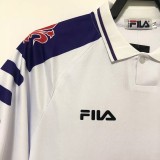 1998 Fiorentina Away White Retro Soccer Jersey