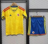 2026 World Cup Colombia Home Kids Soccer Jersey