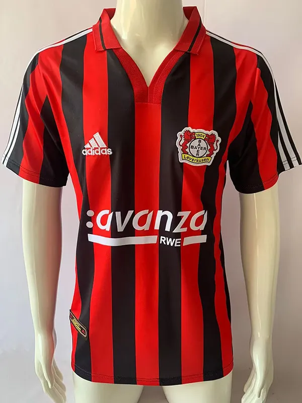 2000-2001 LeverKusen Home Retro Soccer Jersey