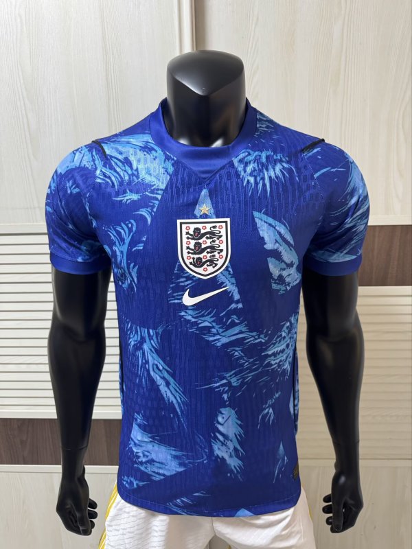 2026 England Blue GoalKeeper Player Version Soccer Jersey