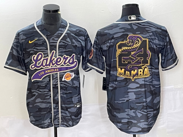 2025 MLB Los Angeles Lakers New Pattern Jersey