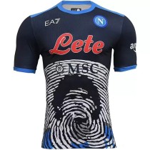 21-22 Napoli Commemorative Edition Blue Fans Soccer Jersey