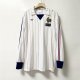 1980 France Away Retro Long Sleeves Soccer Jersey