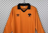 1980-1981 Wolves Home Long Sleeve Retro Soccer Jersey