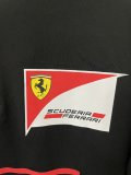 2025 F1 Ferrari New Pattern Black Short Sleeve Racing Suit