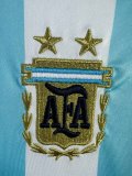 2006-2007 Argentina Home Long Sleeve Retro Soccer Jersey