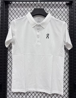 2026 ON White High Quality Polo Short Sleeve
