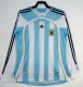 2006-2007 Argentina Home Long Sleeve Retro Soccer Jersey