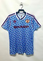 1990-1992 Man Utd Away Retro Soccer Jersey