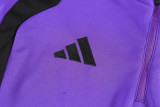 2026 AD Purple Half Pull Tracksuit 
