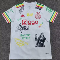 24-25 Aja× White Special Edition Fans Soccer Jersey