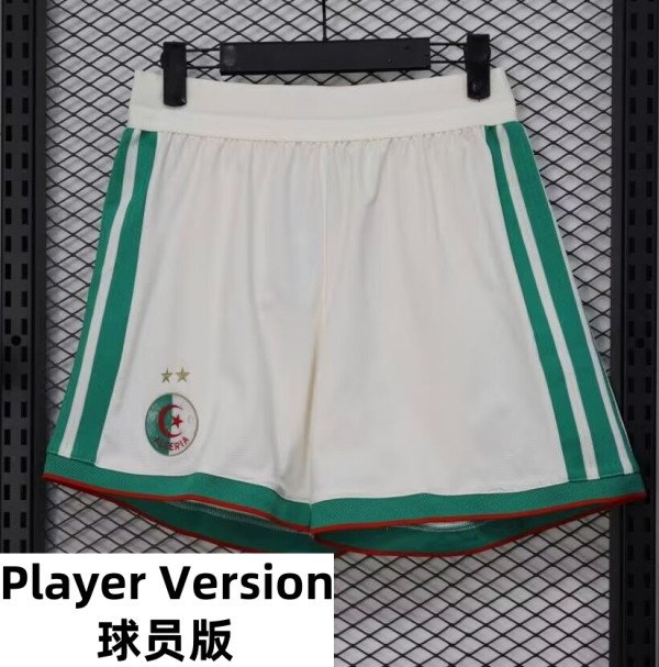 2026 Algeria Home Player Version Shorts Pants (球员短裤)