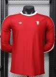 2026 Man Utd Red Special Edition Long Sleeve Player Version Training shirts*长袖球员