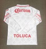 1996-1997 Toluca Away Long Sleeve Retro Soccer Jersey