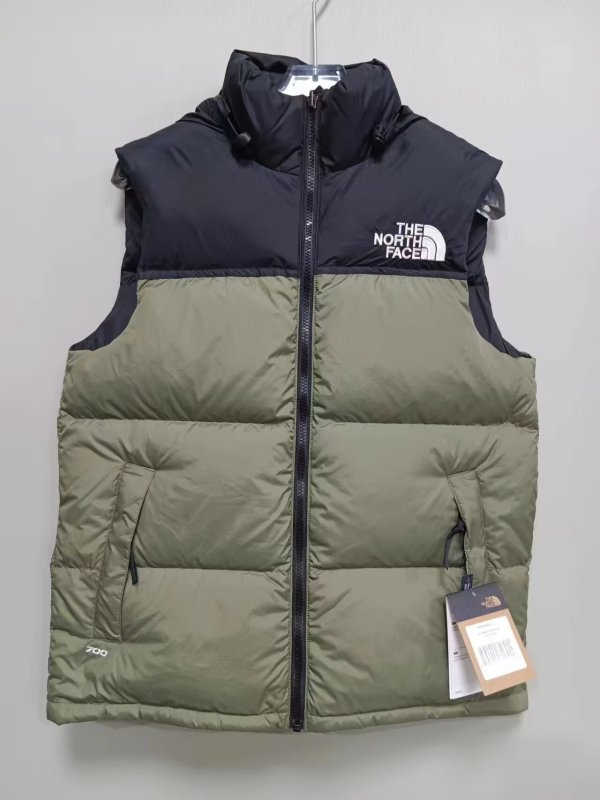 2026 TNF Olive Green New Pattern Vest Cotton Jacket