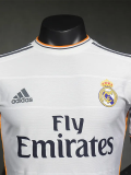 2013-2014 RMA Home Player Version Retro Soccer Jersey*球员