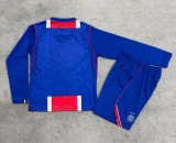 26-27 PSG Home Long Sleeve Kids Soccer Jersey (With 2 Star)*两颗星