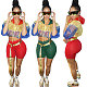 Sports Hooded Transparent Jacket Shorts Suits SH-3425
