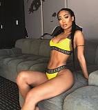 Sexy Printing Push Up High Waist Bikinis LSL-6164