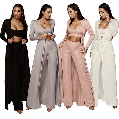 Casual Women Knitted Three Pieces Sets YF-9234