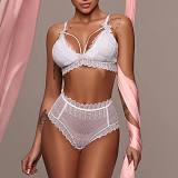 White Push-up 2pcs Lingerie Set YQ-138